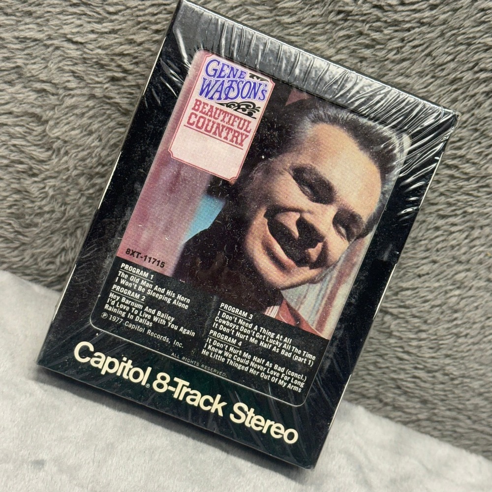 Gene Watson Beautiful Country Capitol 8 Track Stereo Cartridge‎ 8XT 11715